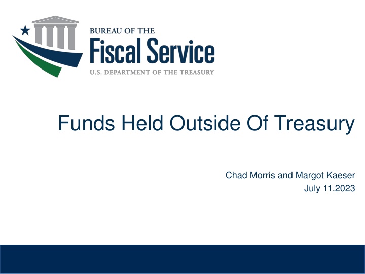 funds held outside of treasury n.w
