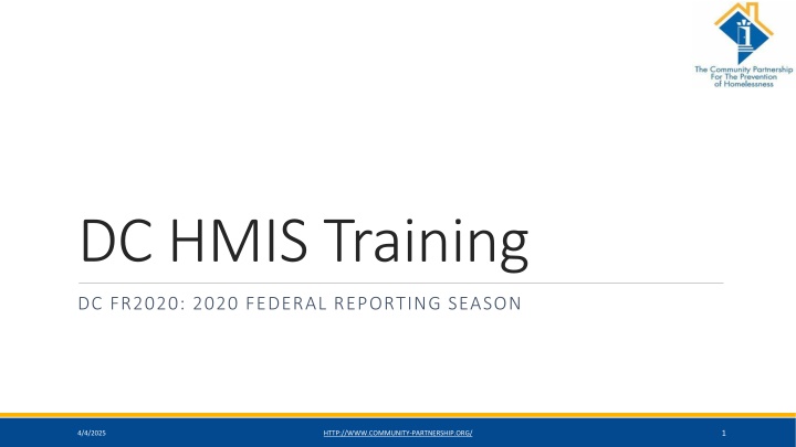 dc hmis training n.w