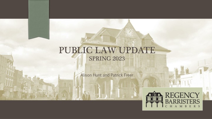 public law update spring 2023 n.w