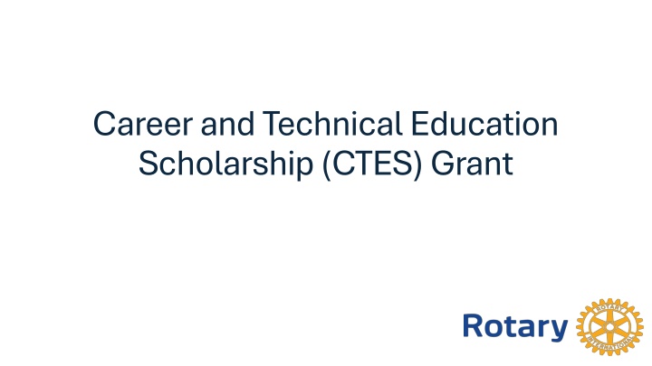 career and technical education scholarship ctes n.w