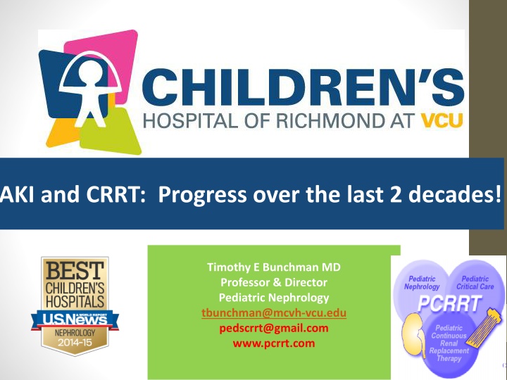 aki and crrt progress over the last 2 decades n.w