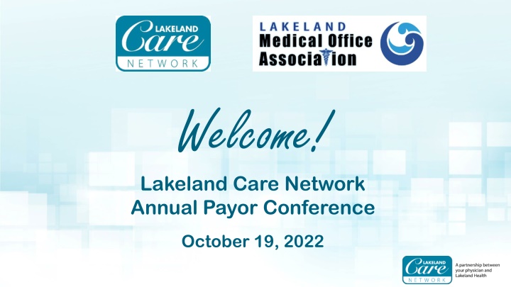 welcome lakeland care network annual payor n.w