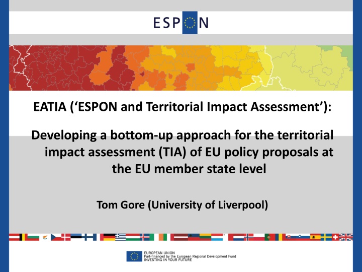 eatia espon and territorial impact assessment n.w