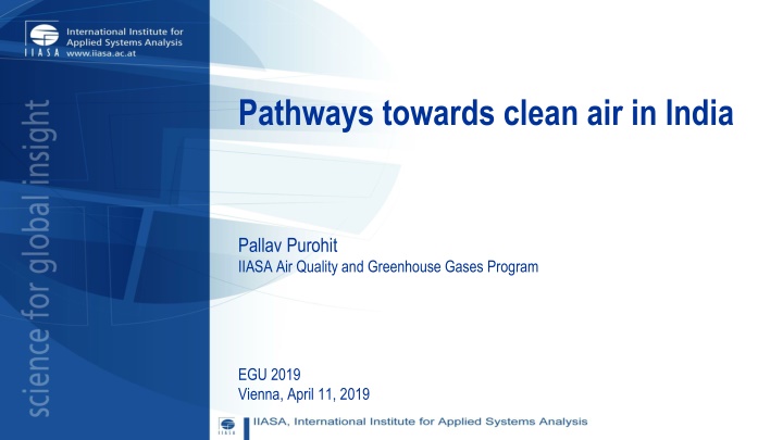 pathways towards clean air in india n.w