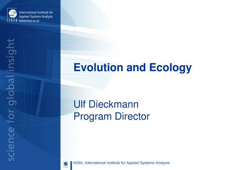 evolution and ecology n.w