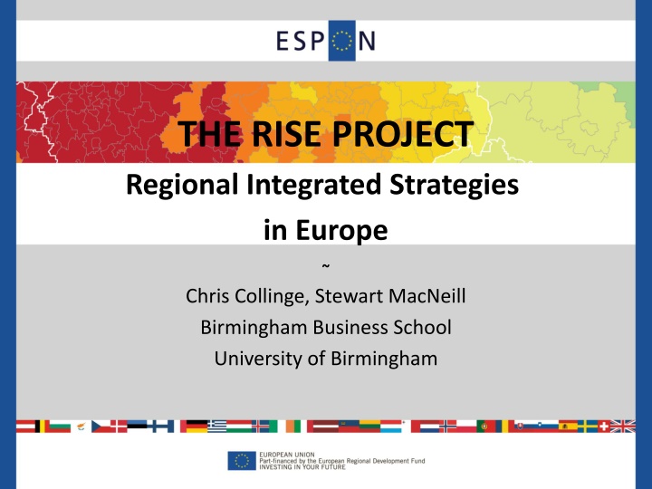 the rise project regional integrated strategies n.w