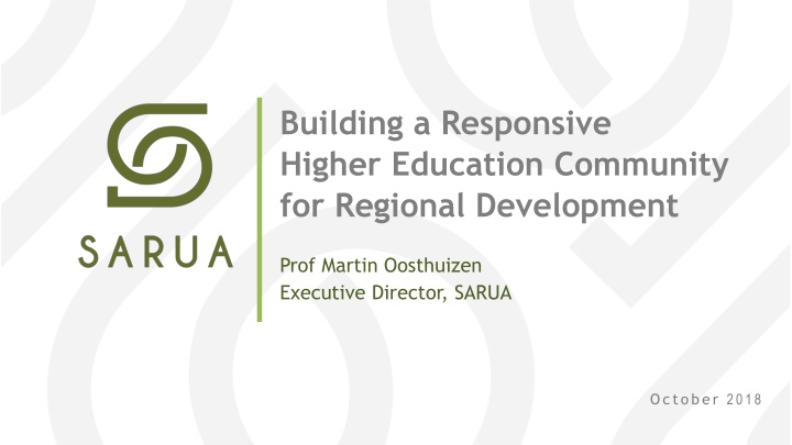 building a responsive higher education community n.w