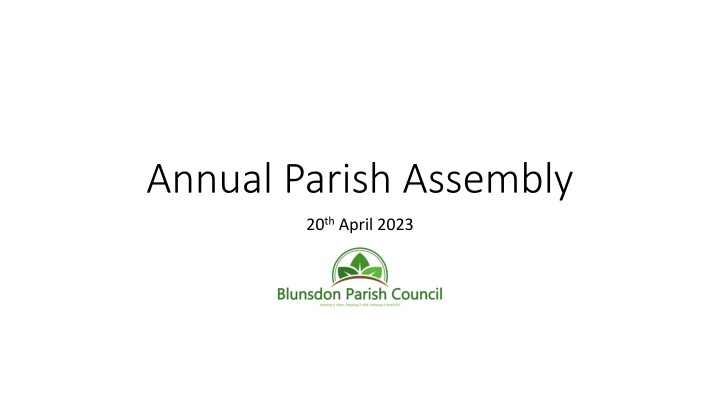 annual parish assembly n.w