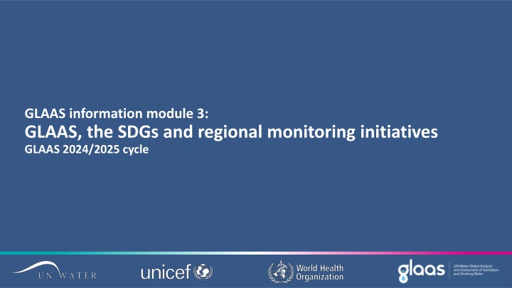 glaas information module 3 glaas the sdgs n.w