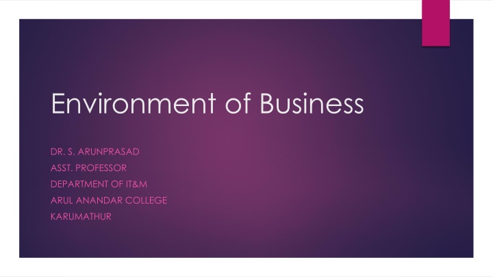 environment of business n.w