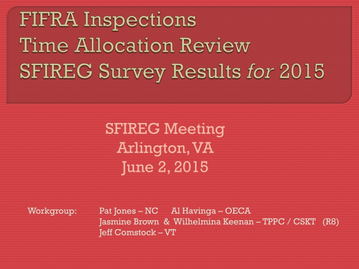 sfireg meeting arlington va june 2 2015 n.w