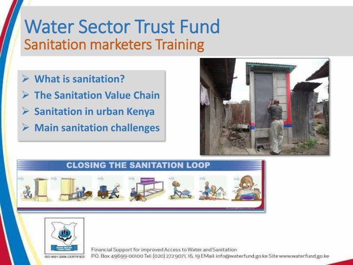 water water sector sector trust fund sanitation n.w