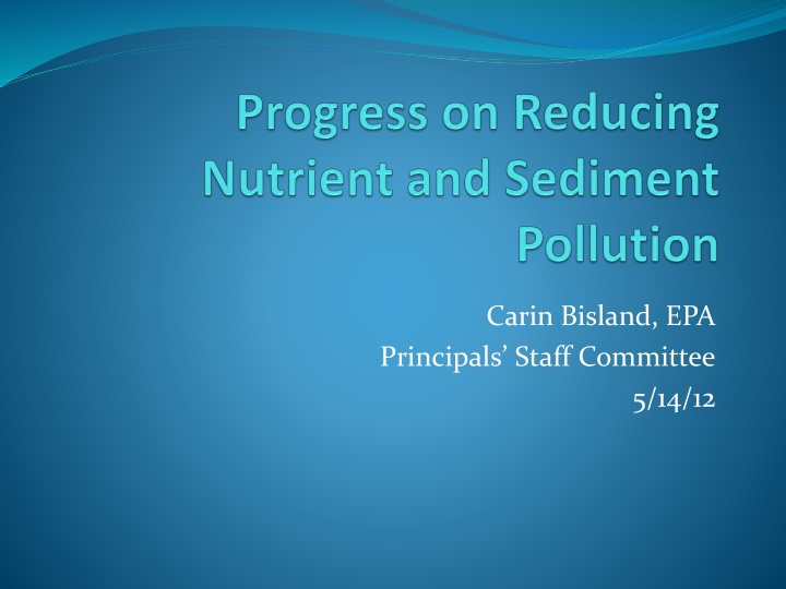 carin bisland epa principals staff committee n.w