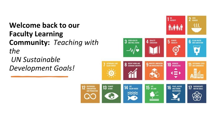 welcome back to our faculty learning community n.w