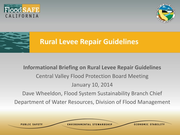 rural levee repair guidelines n.w