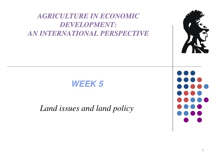 agriculture in economic development n.w