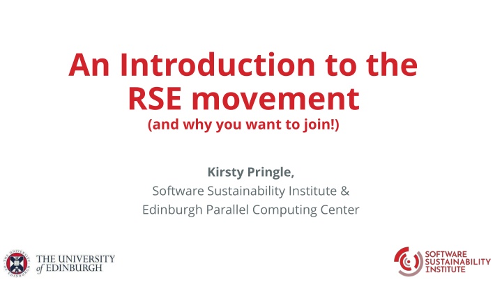 an introduction to the rse movement n.w