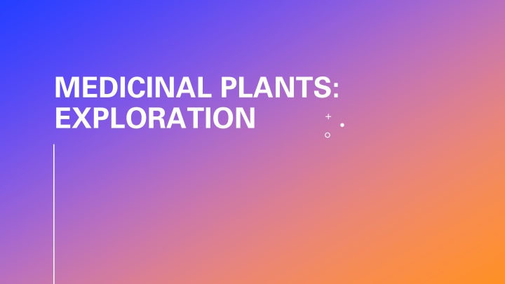 medicinal plants exploration n.w