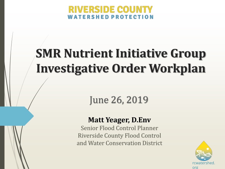 smr nutrient initiative group investigative order n.w