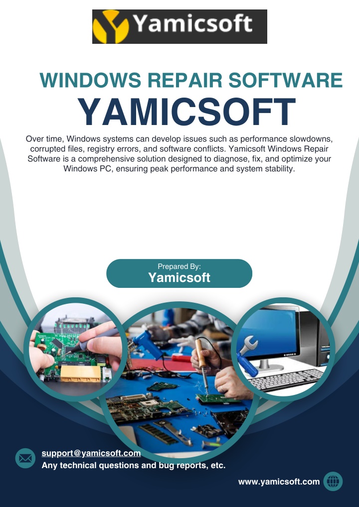 windows repair software yamicsoft over time n.w