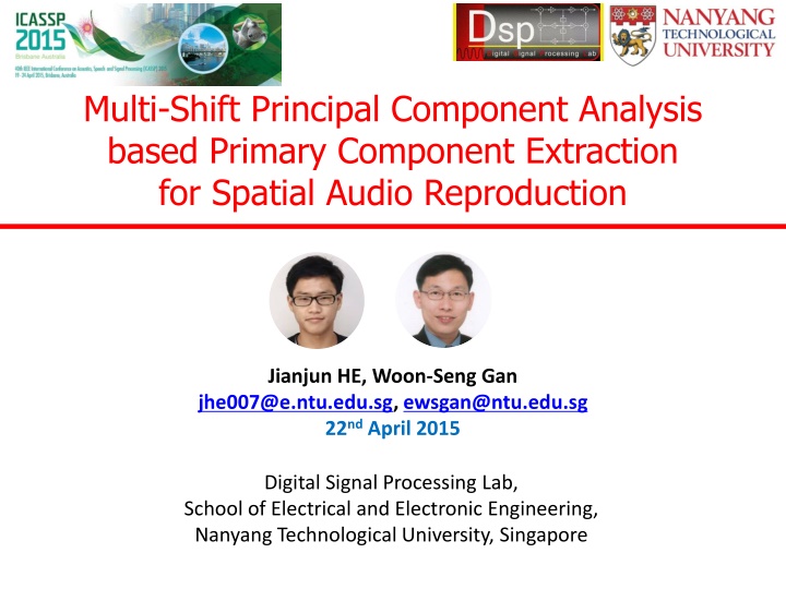 multi shift principal component analysis based n.w