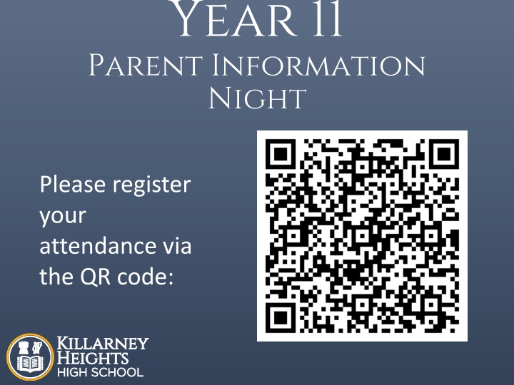 year 11 parent information night n.w