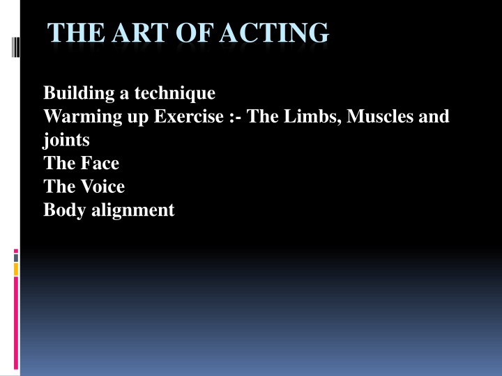the art of acting n.w