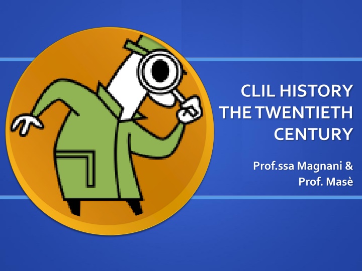 clil history the twentieth century n.w