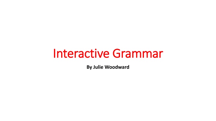 interactive grammar interactive grammar n.w