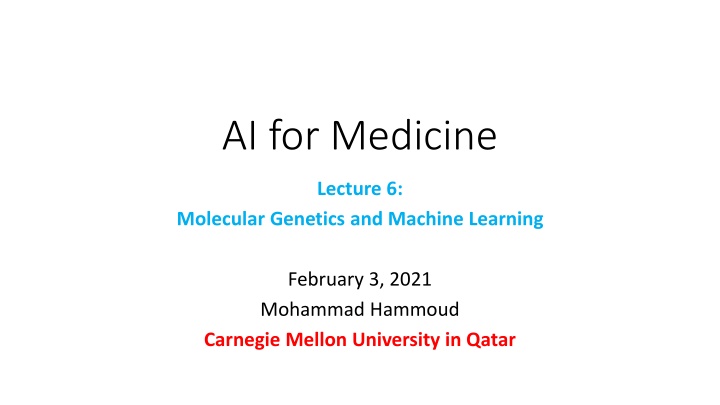 ai for medicine n.w