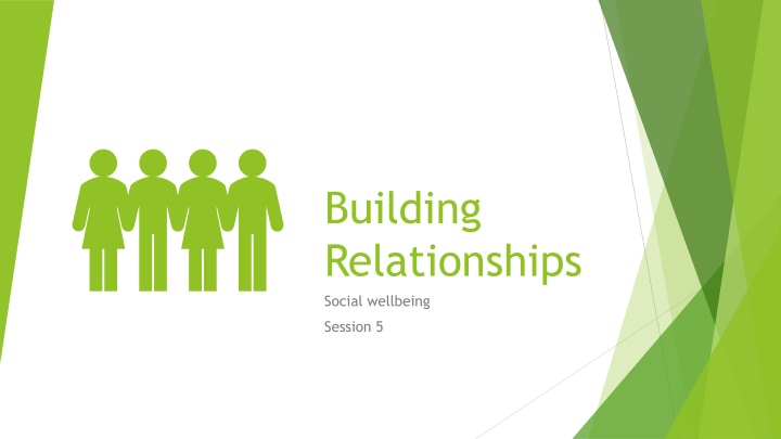 building relationships social wellbeing n.w