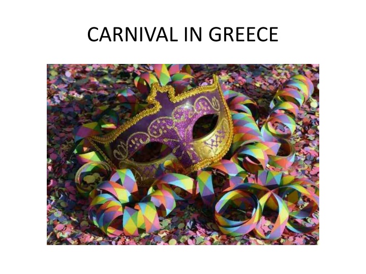 carnival in greece n.w