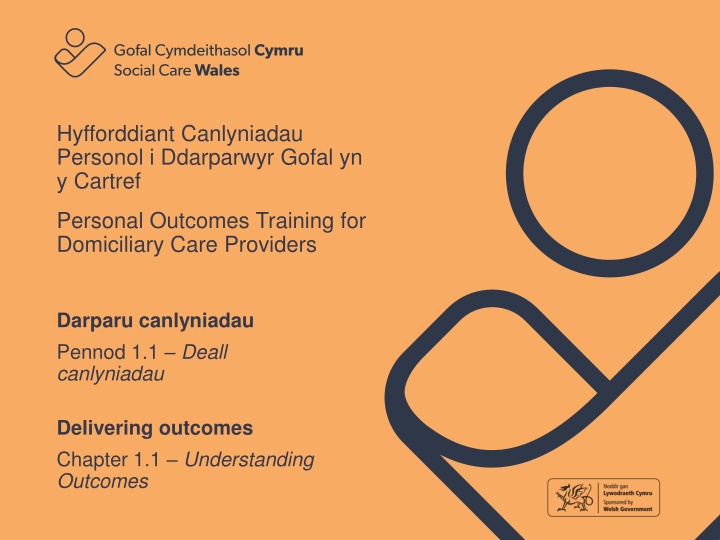 hyfforddiant canlyniadau personol i ddarparwyr n.w
