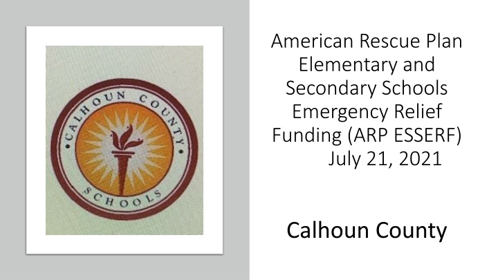 american rescue plan elementary and secondary n.w
