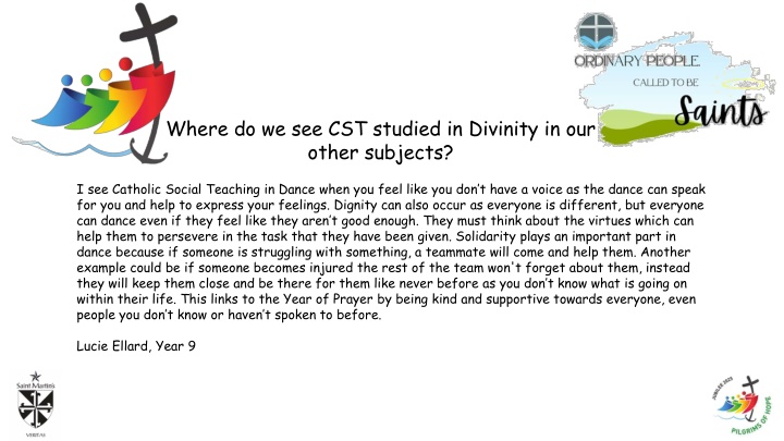 where do we see cst studied in divinity n.w