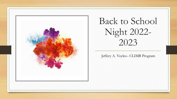 back to school night 2022 2023 n.w