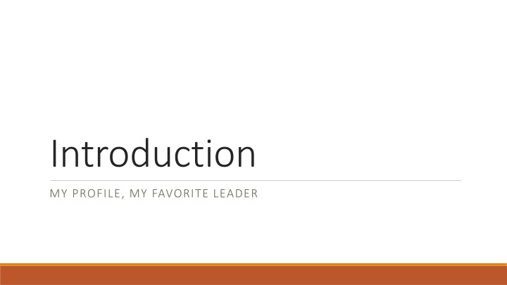 introduction n.w