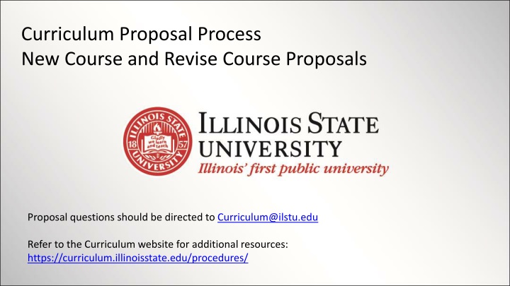 curriculum proposal process new course and revise n.w