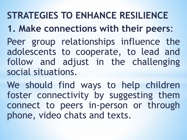 strategies to enhance resilience 1 make n.w