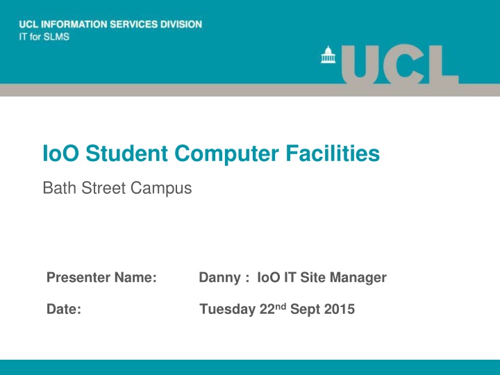 ioo student computer facilities n.w