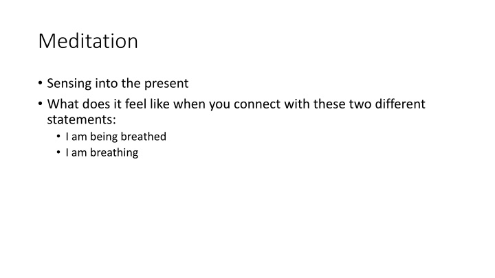 meditation n.w