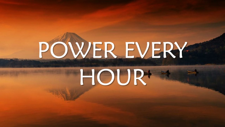 power every hour n.w