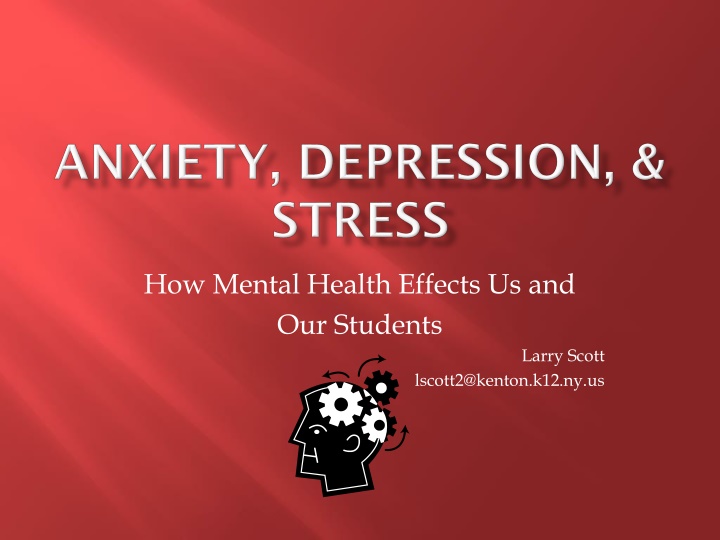 how mental health effects us and our students n.w
