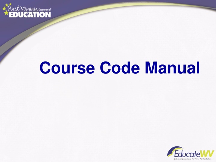 course code manual n.w
