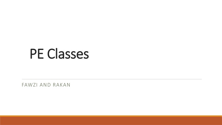 pe classes pe classes n.w