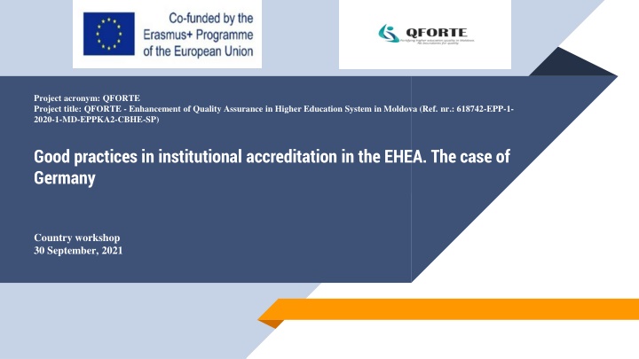 Quality Assurance in Higher Education System of Germany