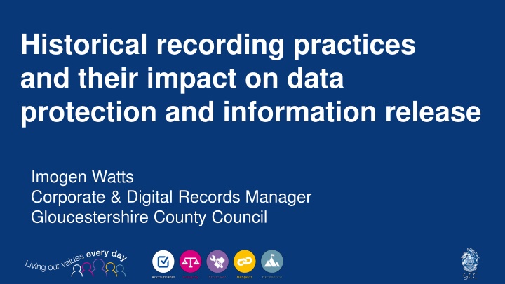 historical recording practices and their impact n.w