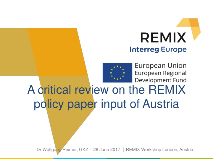 a critical review on the remix policy paper input n.w