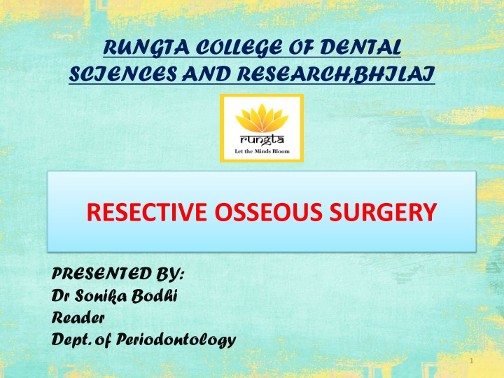 rungta college of dental sciences and research n.w