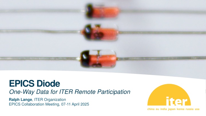 epics diode one way data for iter remote n.w